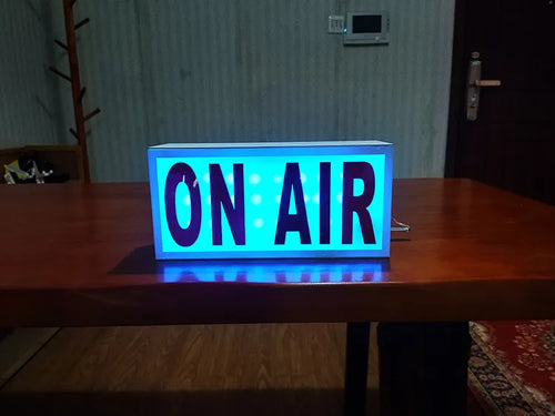 On Air LED Light Box Sign — Studio-Style Illuminated Display